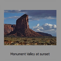 Monument Valley at sunset